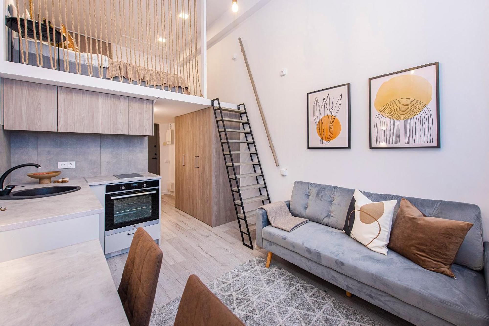 Sigma Skyline Lofts By Reside Baltic Апартаменты *